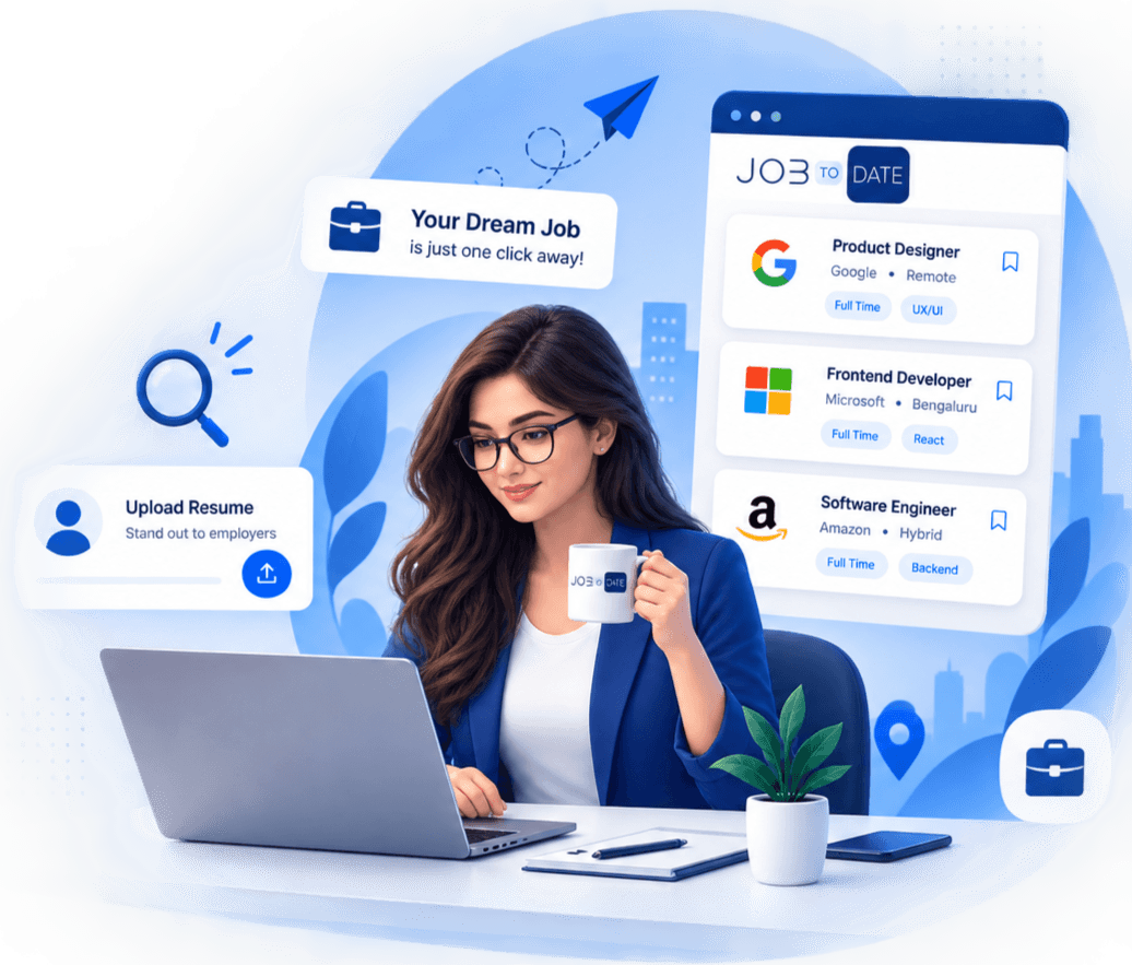 Job seeker exploring career opportunities